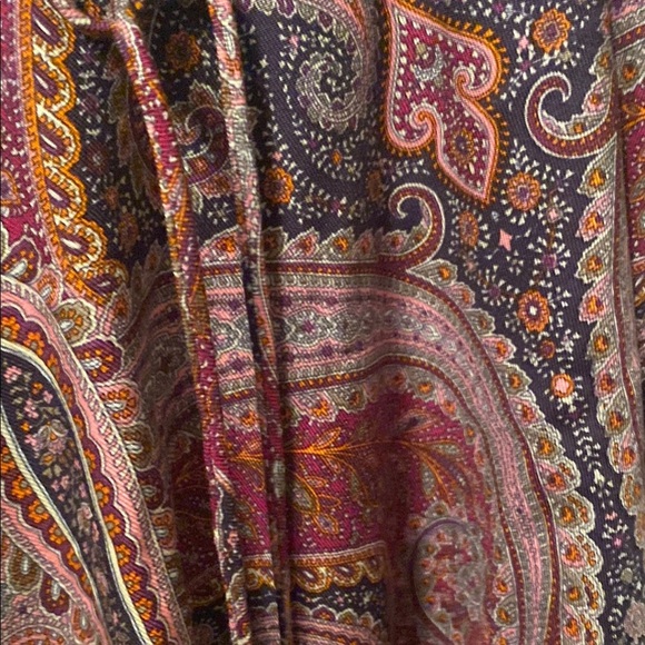 Jennifer George Sketchbook - Drawstring Maxi Skirt Pasley Pattern Size Large - Picture 8 of 8